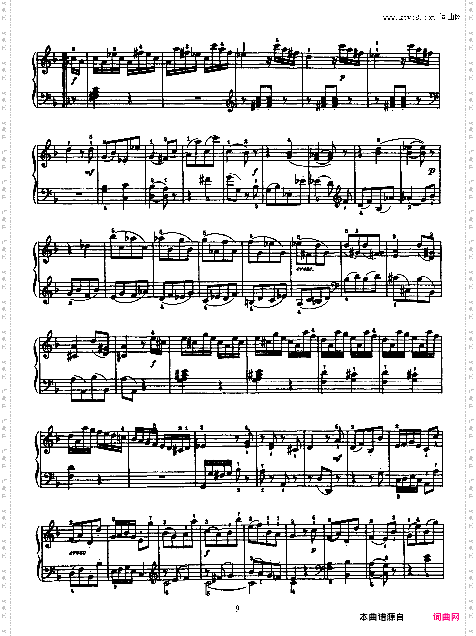 52首钢琴奏鸣曲 52 Piano SonatasPiano Sonata No 23 in F_NoRestriction