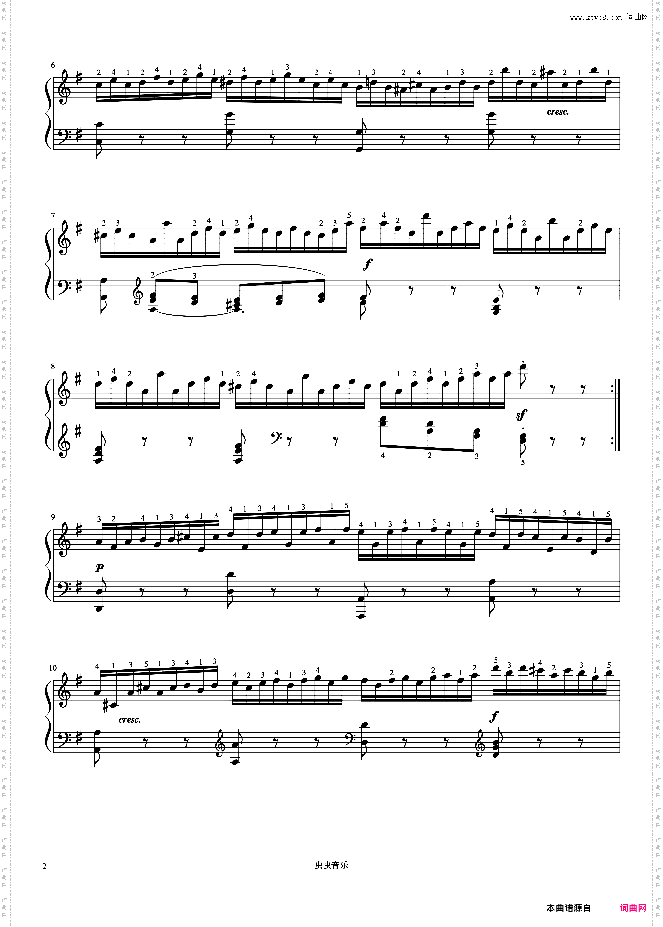第16首《车尔尼快速练习曲 作品299》