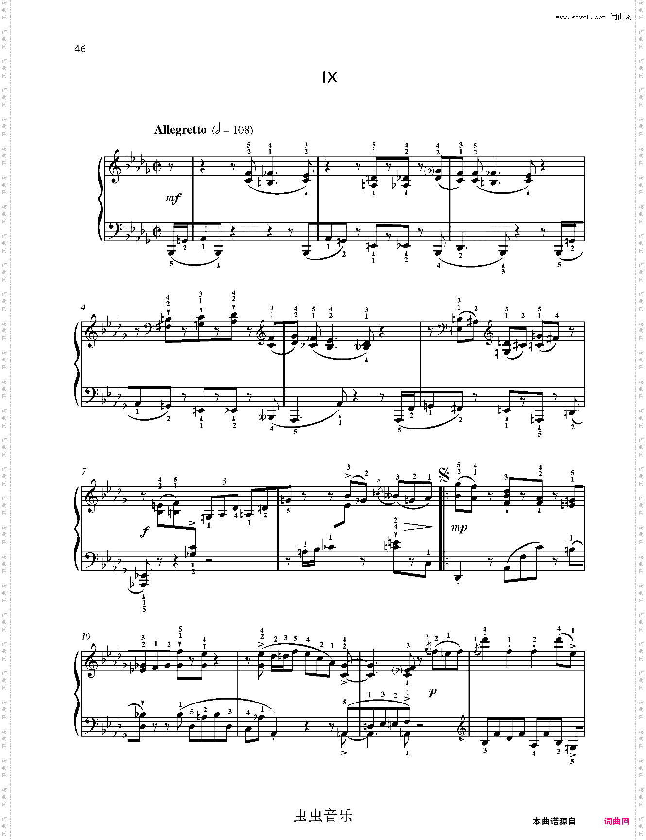 爵士小品 Op·59 No·9 Ten Bagatelles