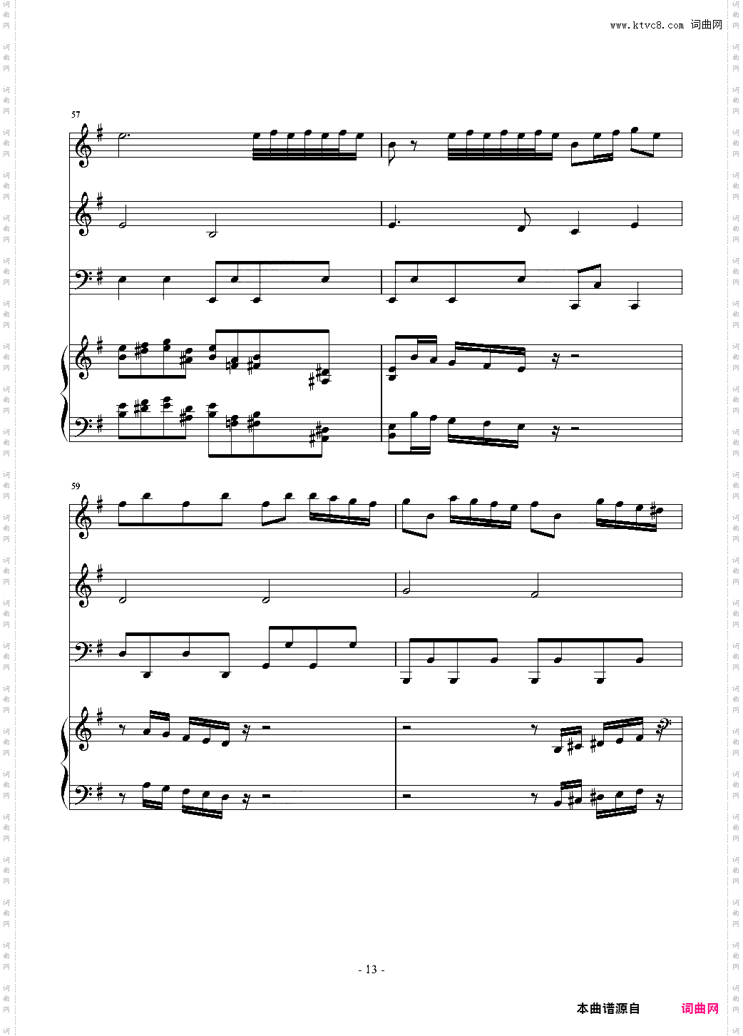 The Gypsy Maid-总谱