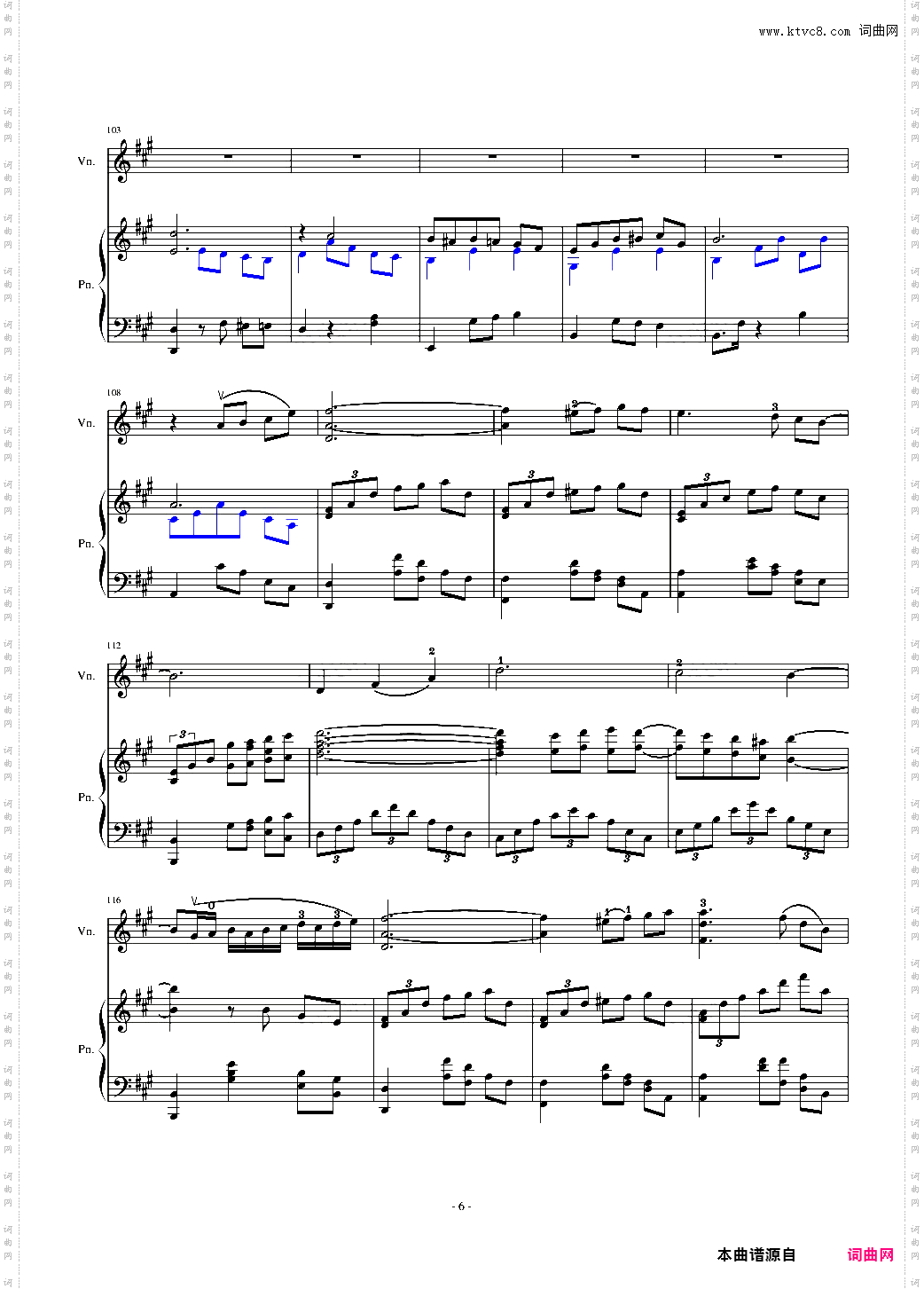 H14-A小调舞曲For Piano And Violin