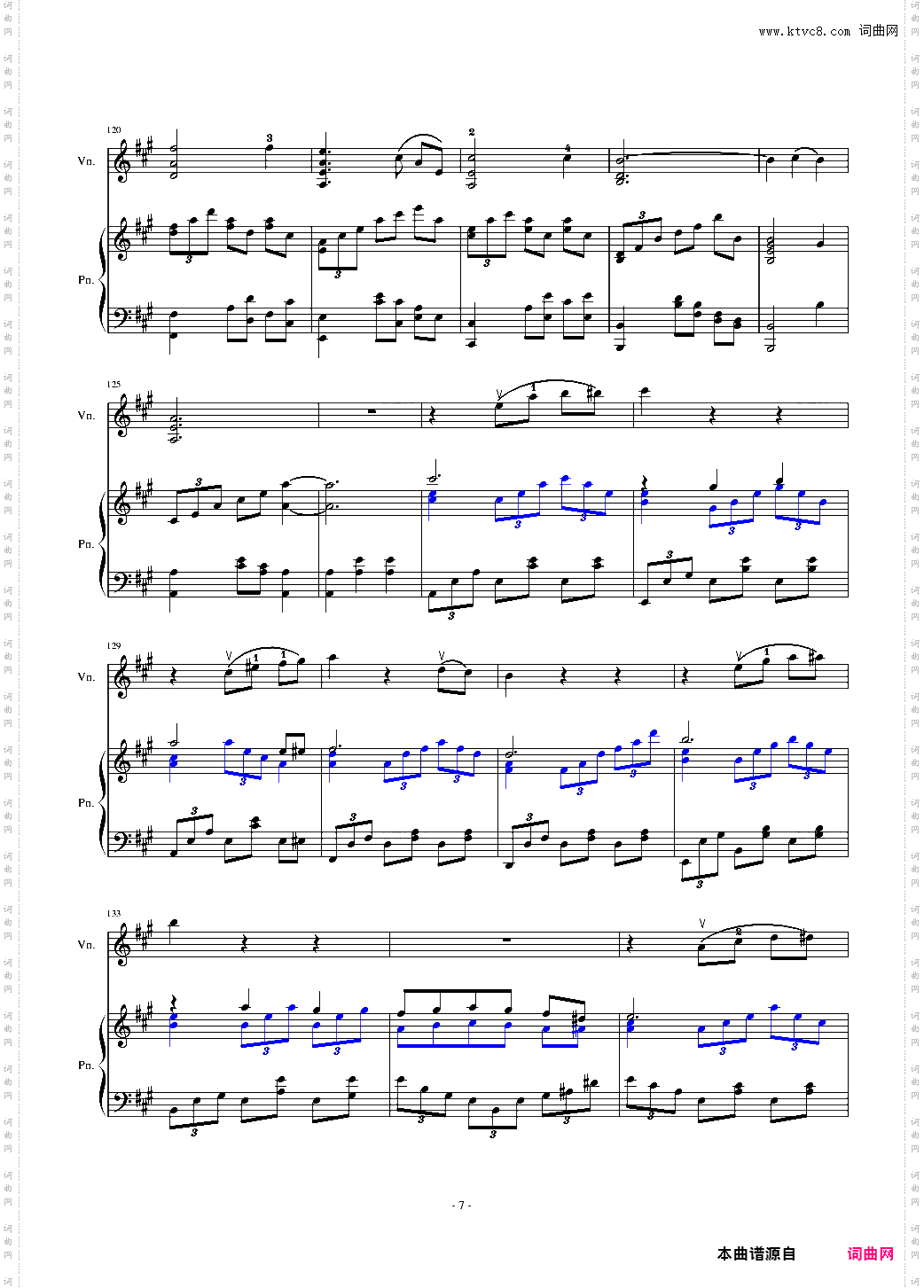 H14-A小调舞曲For Piano And Violin