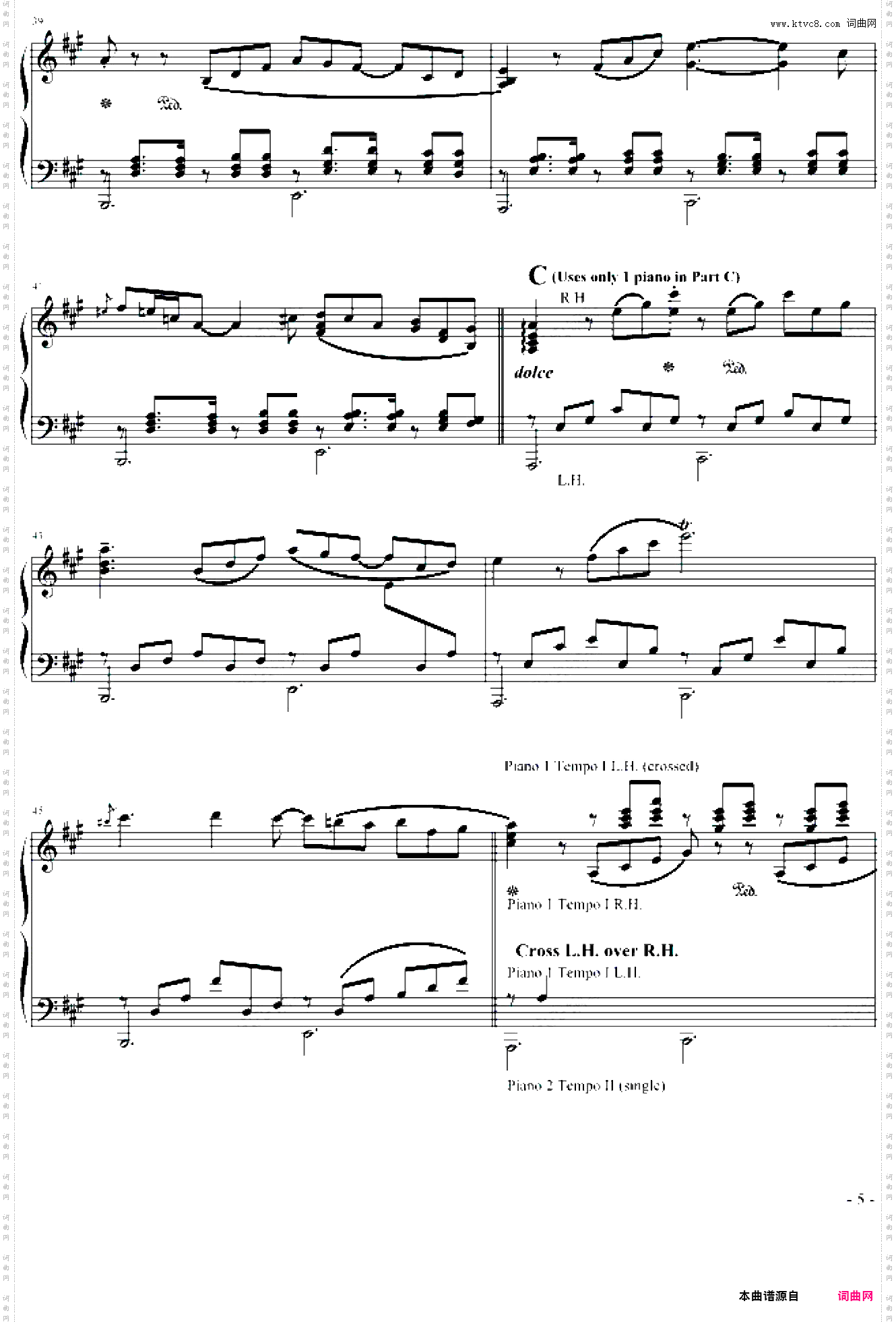 月光下的双人舞