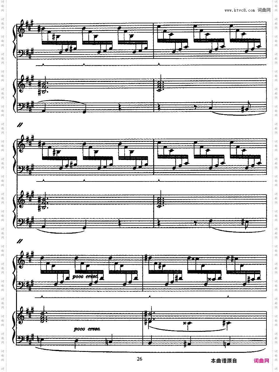 交响变奏曲 Variations Symphoniques - 为钢琴与乐队而作