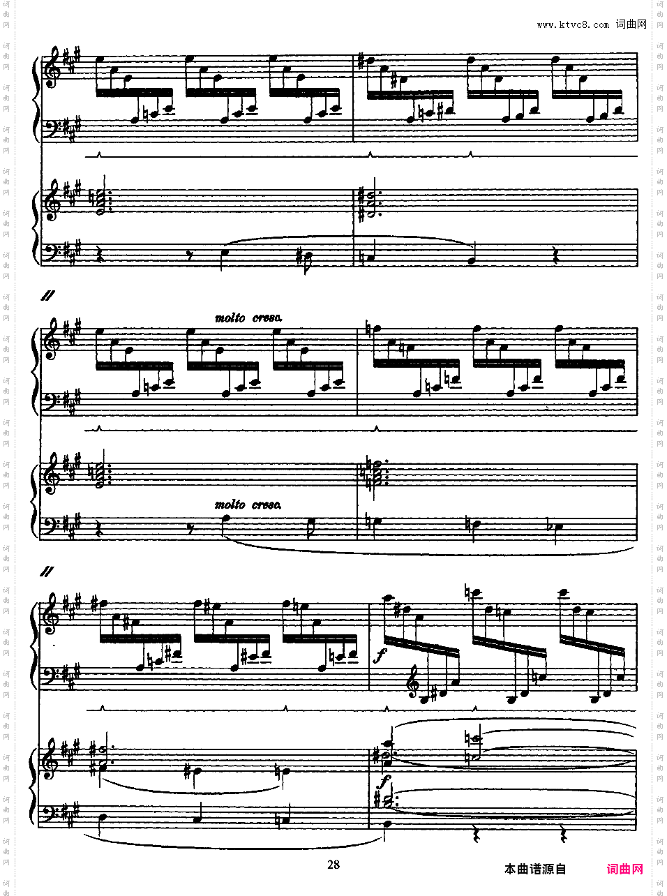 交响变奏曲 Variations Symphoniques - 为钢琴与乐队而作