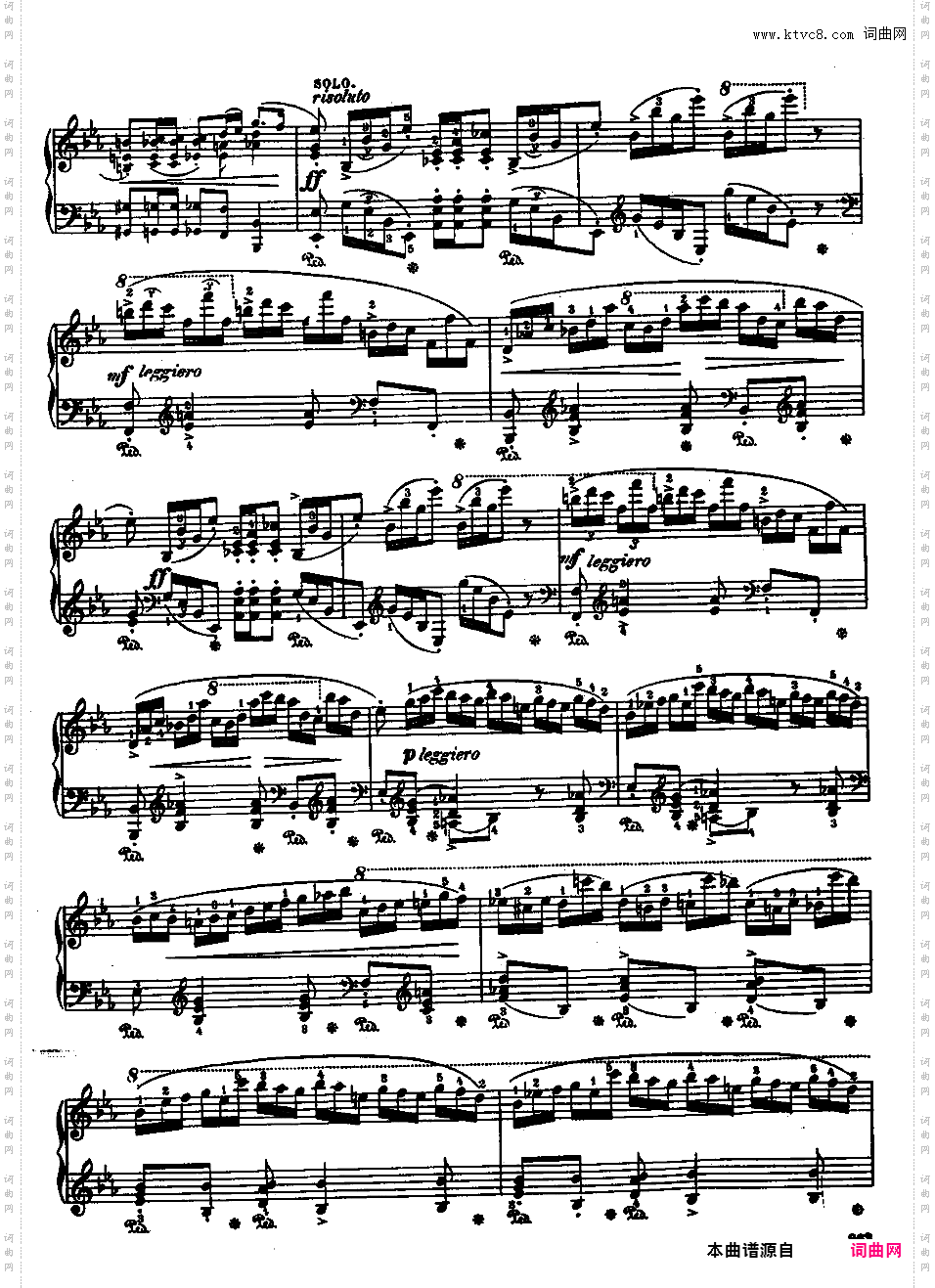 平静的行板与华丽的波兰舞曲 Op·22 - 为钢琴与乐队而作Chopin op22 Grand Polonaise Brilliante 版本二