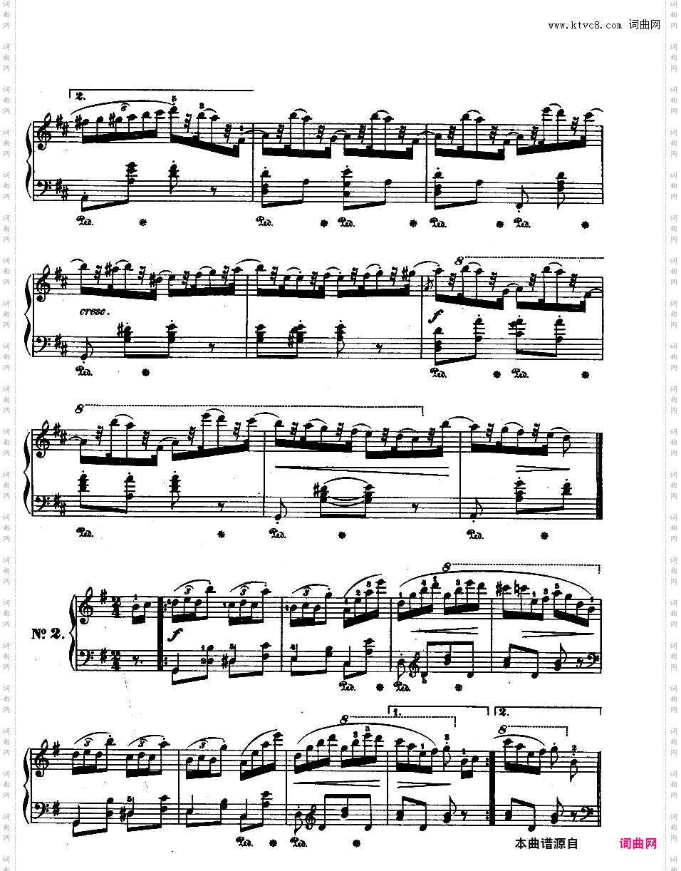 3首埃科塞斯舞曲 Op·72-3Chopin op72 3 Ecossaises alt版本一