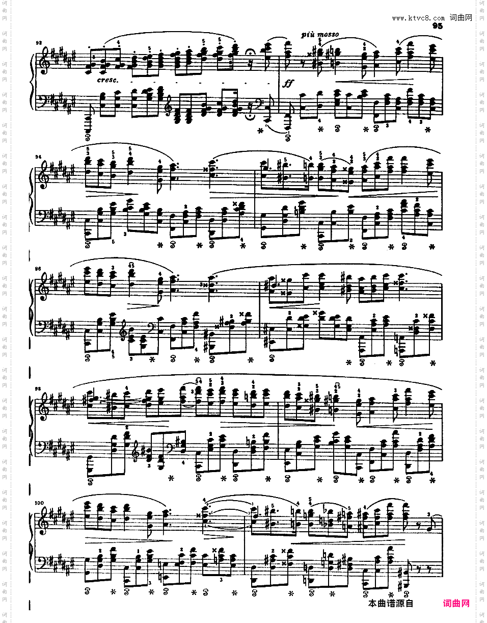 升F大调船歌 Op·60Chopin op60 Barcarolle Henle版本四