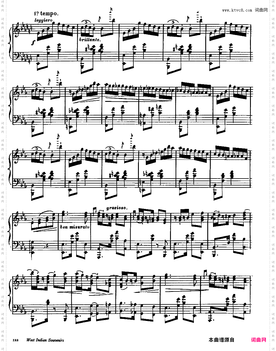 舞曲Danza op33Gottschalk 1857 op33 Danza