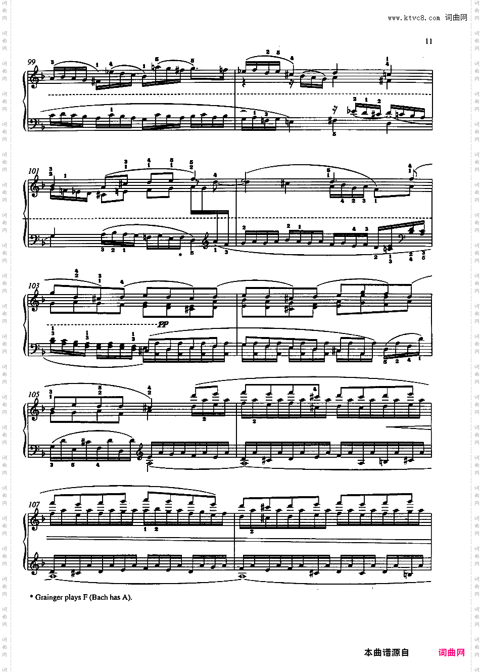 改编巴赫作品 Bach-GraingerBach-Grainger bwv565 Toccata in d after Busoni et al