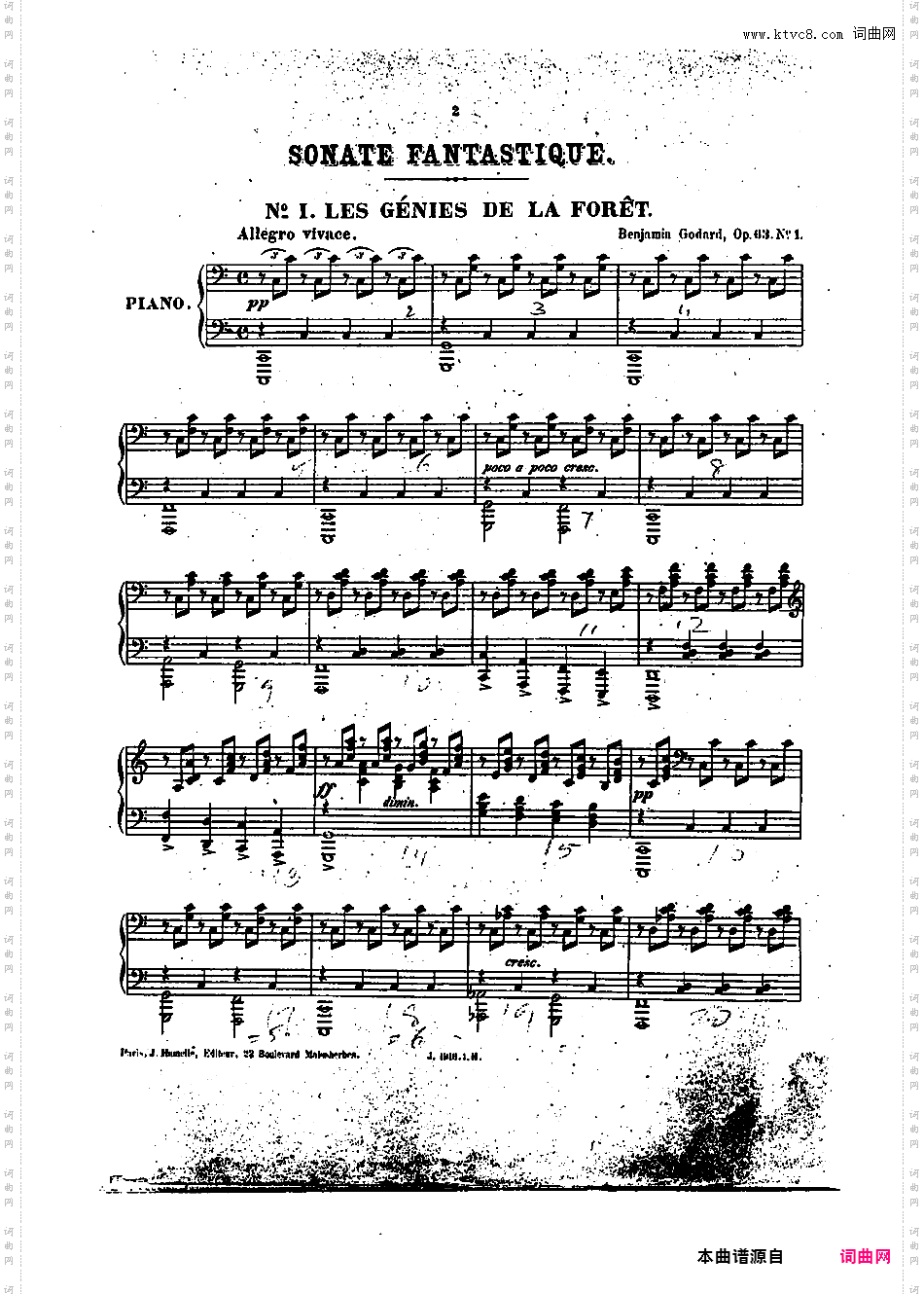 幻想奏鸣曲 Sonate Fantastique Op·63