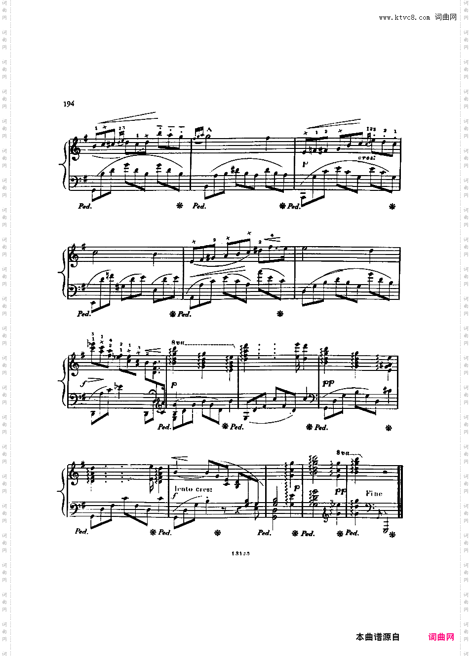 天鹅之歌 The Dying Swan Op·100