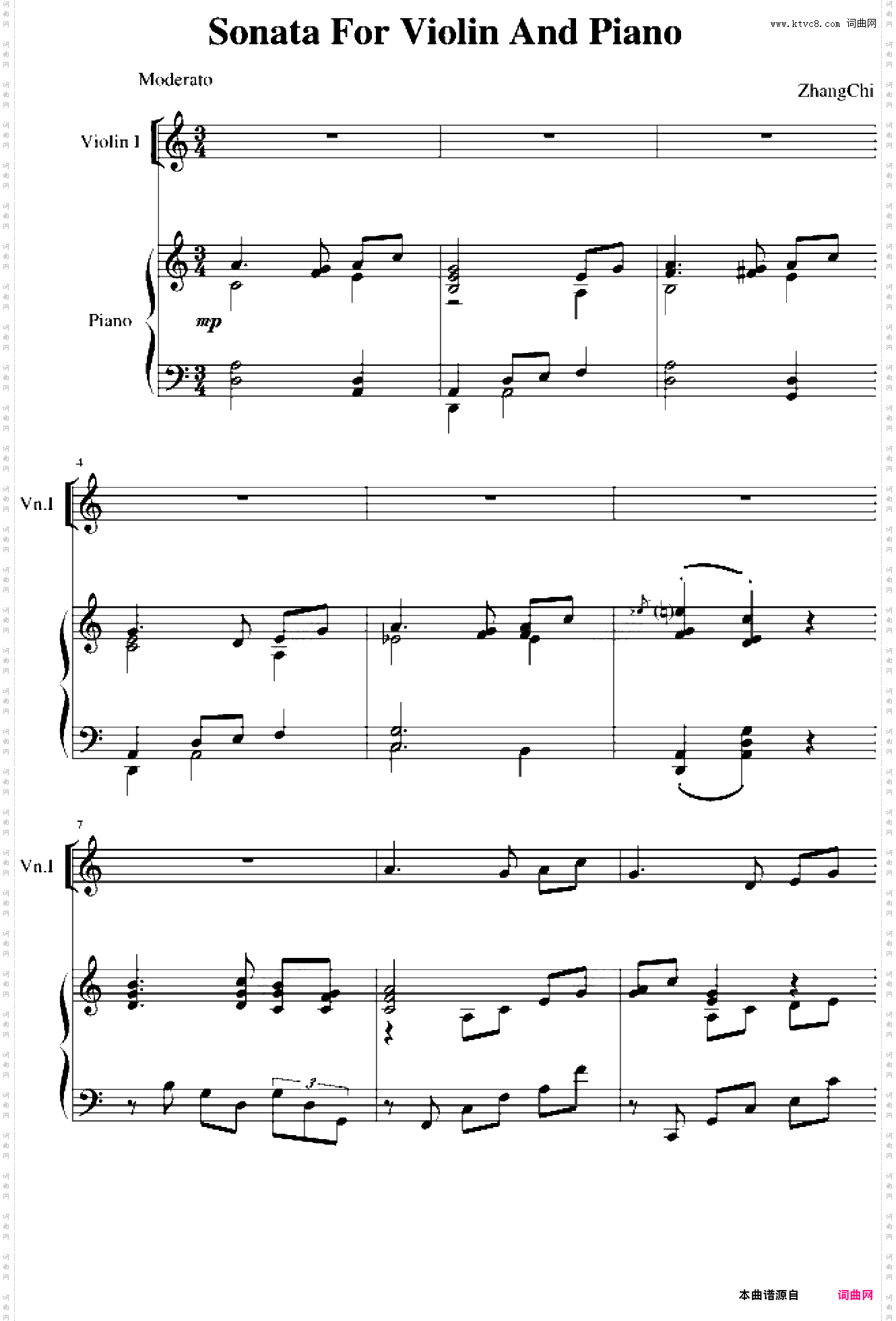 小提琴钢琴奏鸣曲