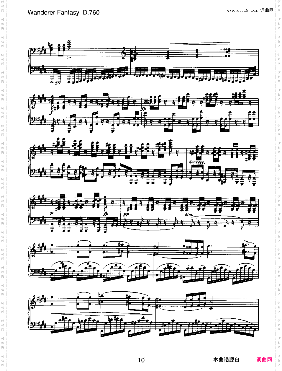 C大调流浪者幻想曲 Wanderer Fantasy in C Major Op·15