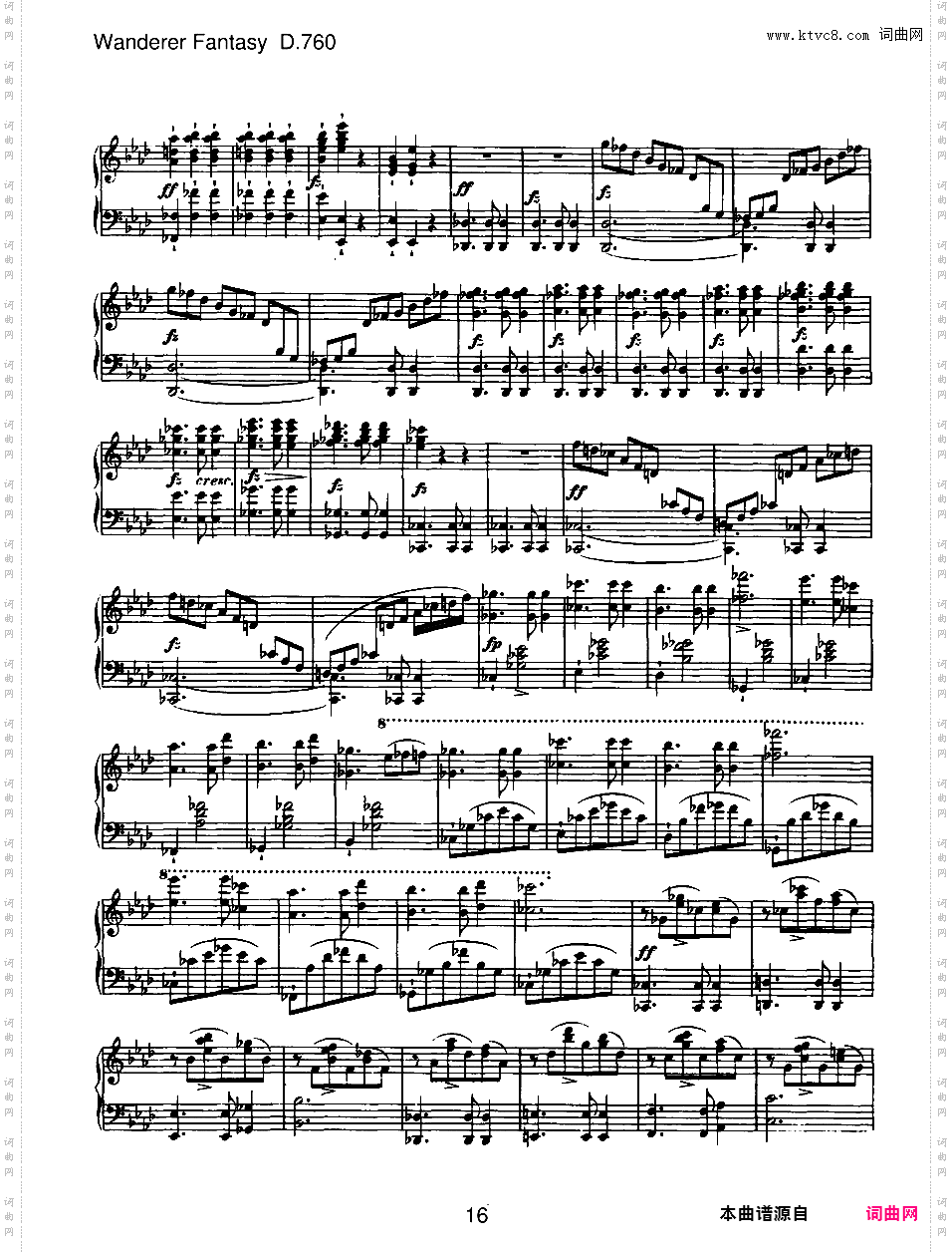C大调流浪者幻想曲 Wanderer Fantasy in C Major Op·15