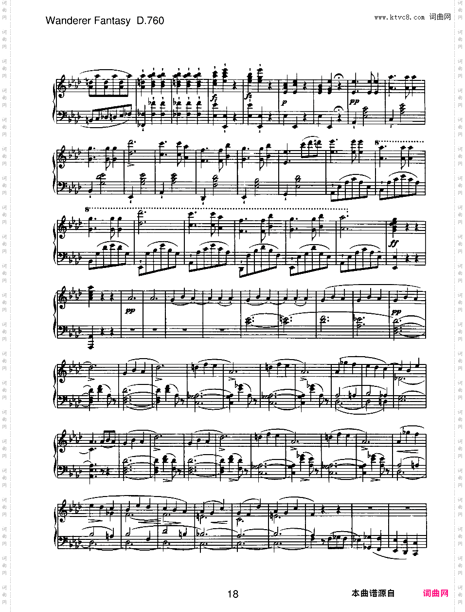 C大调流浪者幻想曲 Wanderer Fantasy in C Major Op·15