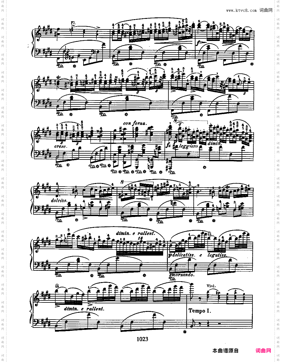 e小调第一钢琴协奏曲 Op·11Chopin op11 Piano Concerto #1 in e 版本一