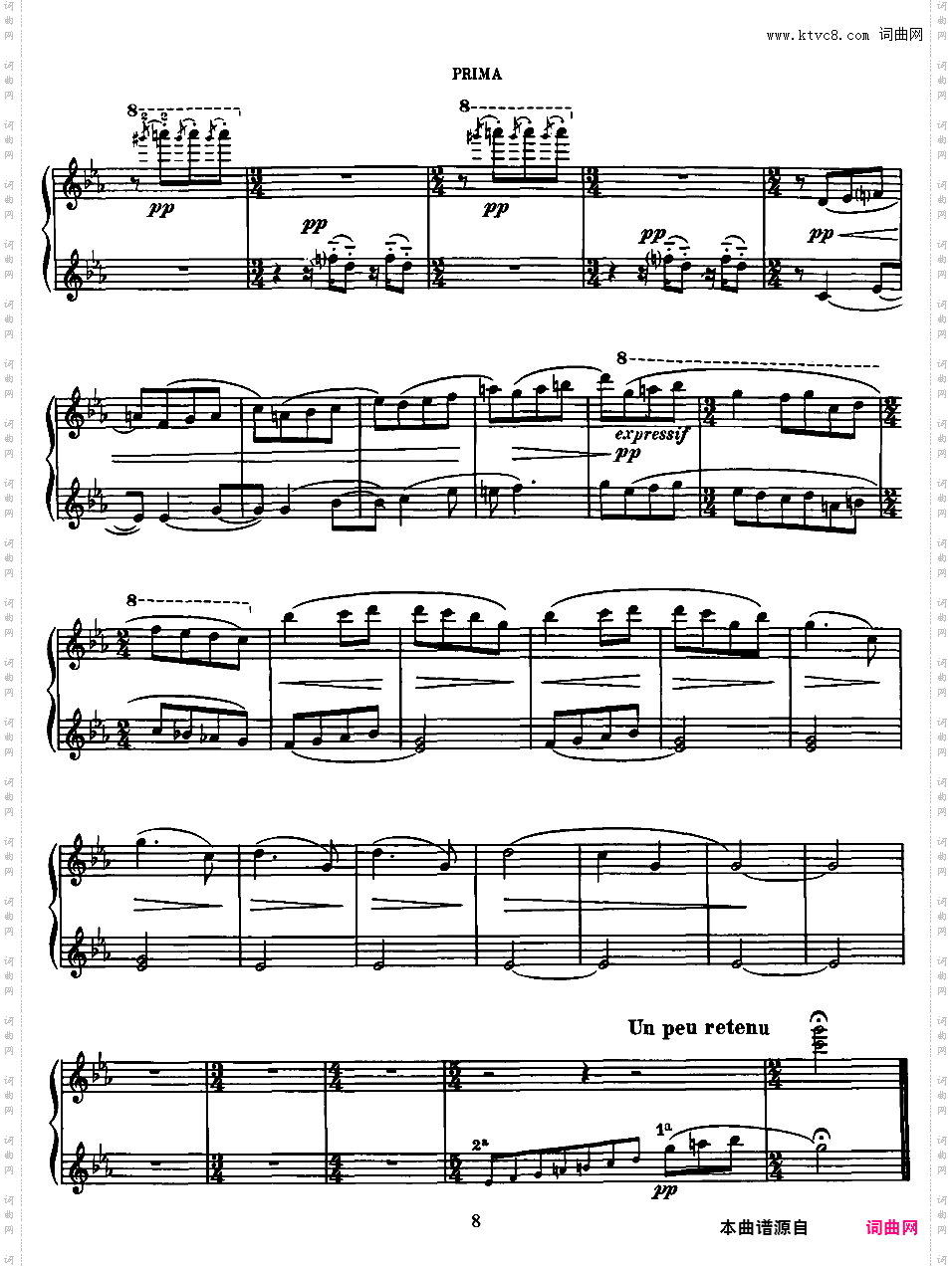 鹅妈妈 Ma Mere L'Oye - 四手联弹Ravel 1910 Ma Mere L'Oye duet alt