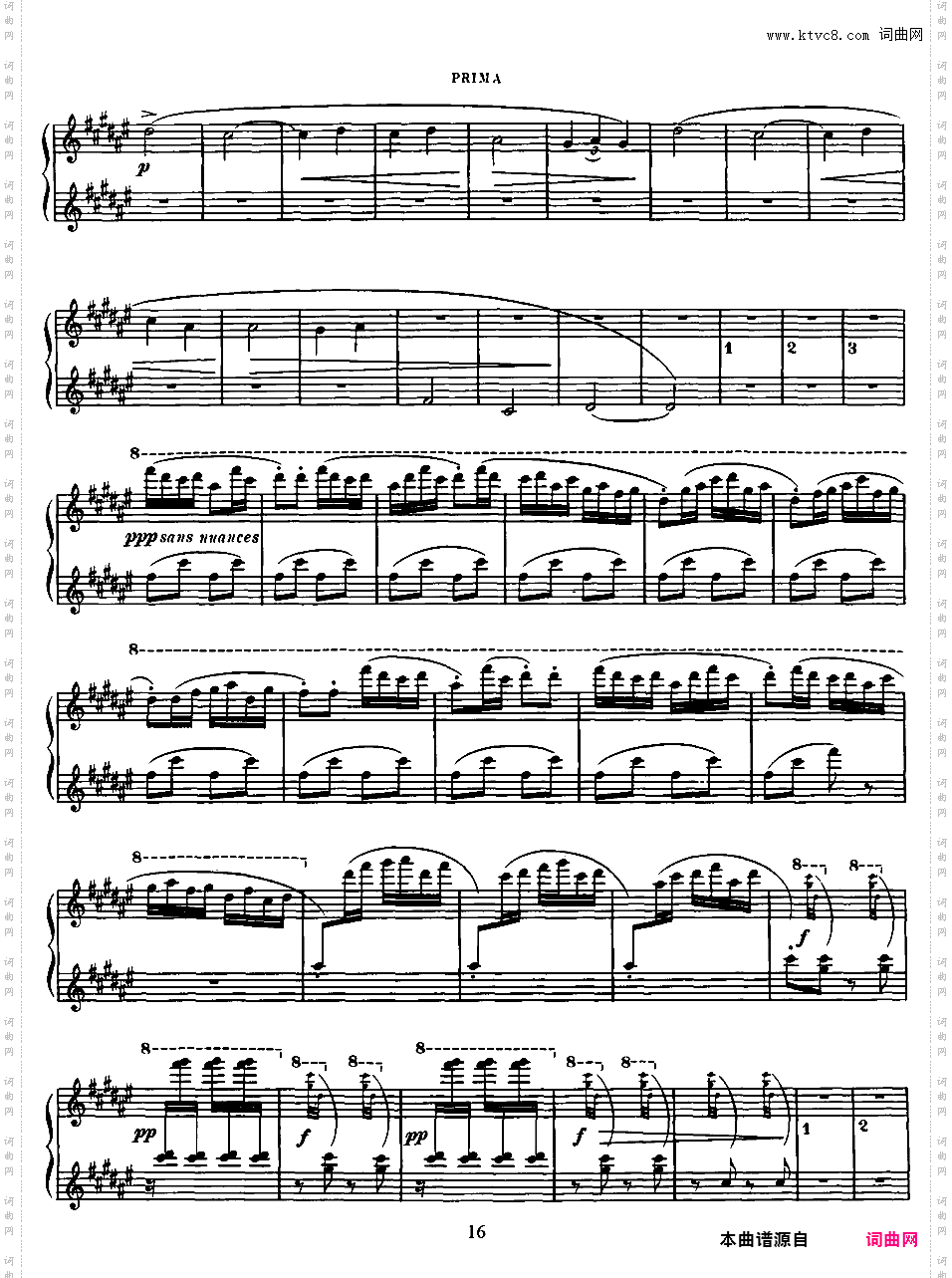 鹅妈妈 Ma Mere L'Oye - 四手联弹Ravel 1910 Ma Mere L'Oye duet alt