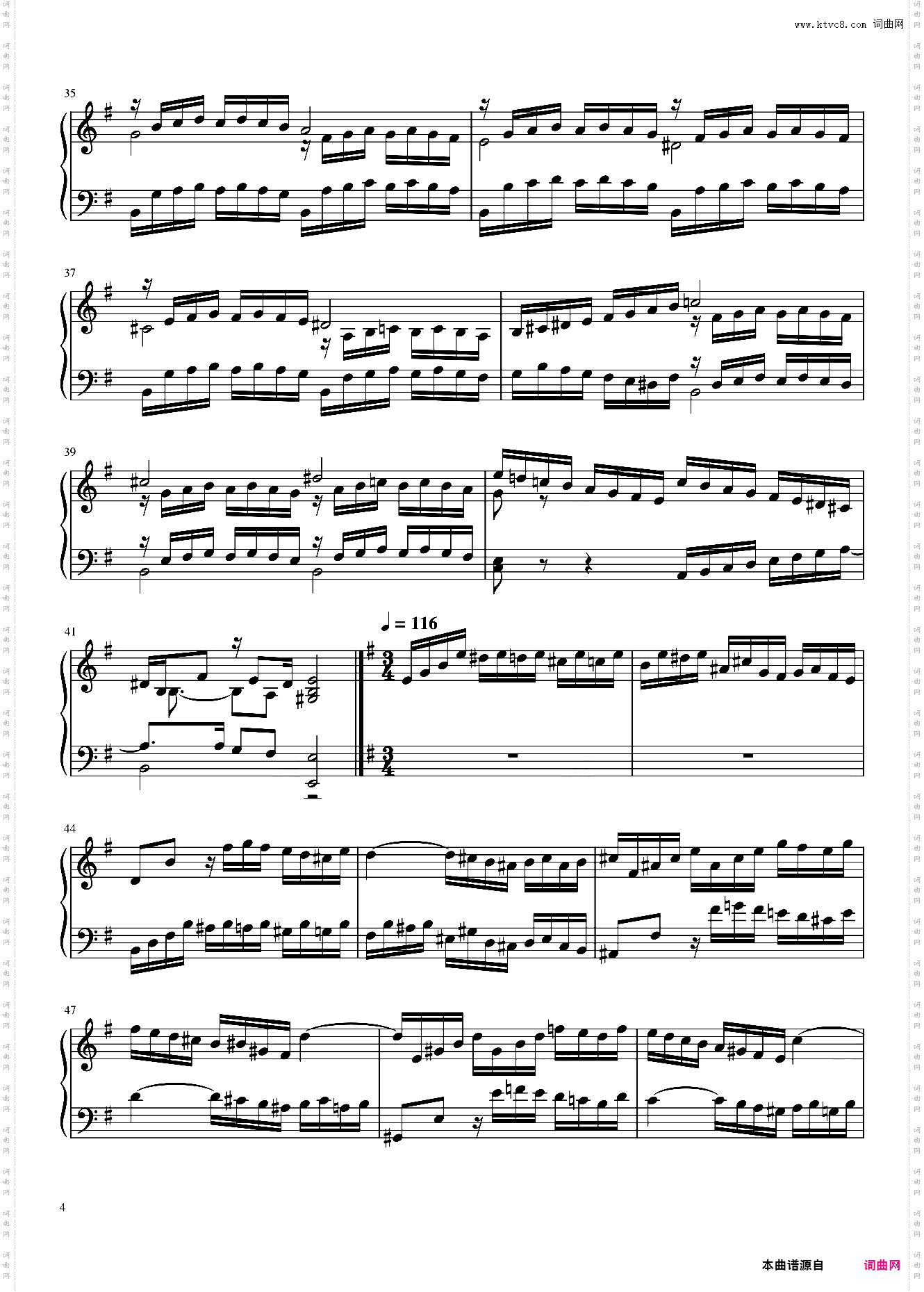 前奏曲与赋格 BWV855 巴赫