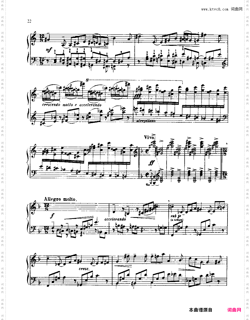 F大调第一钢琴奏鸣曲 Piano Sonata No·1 in F Major Op·6