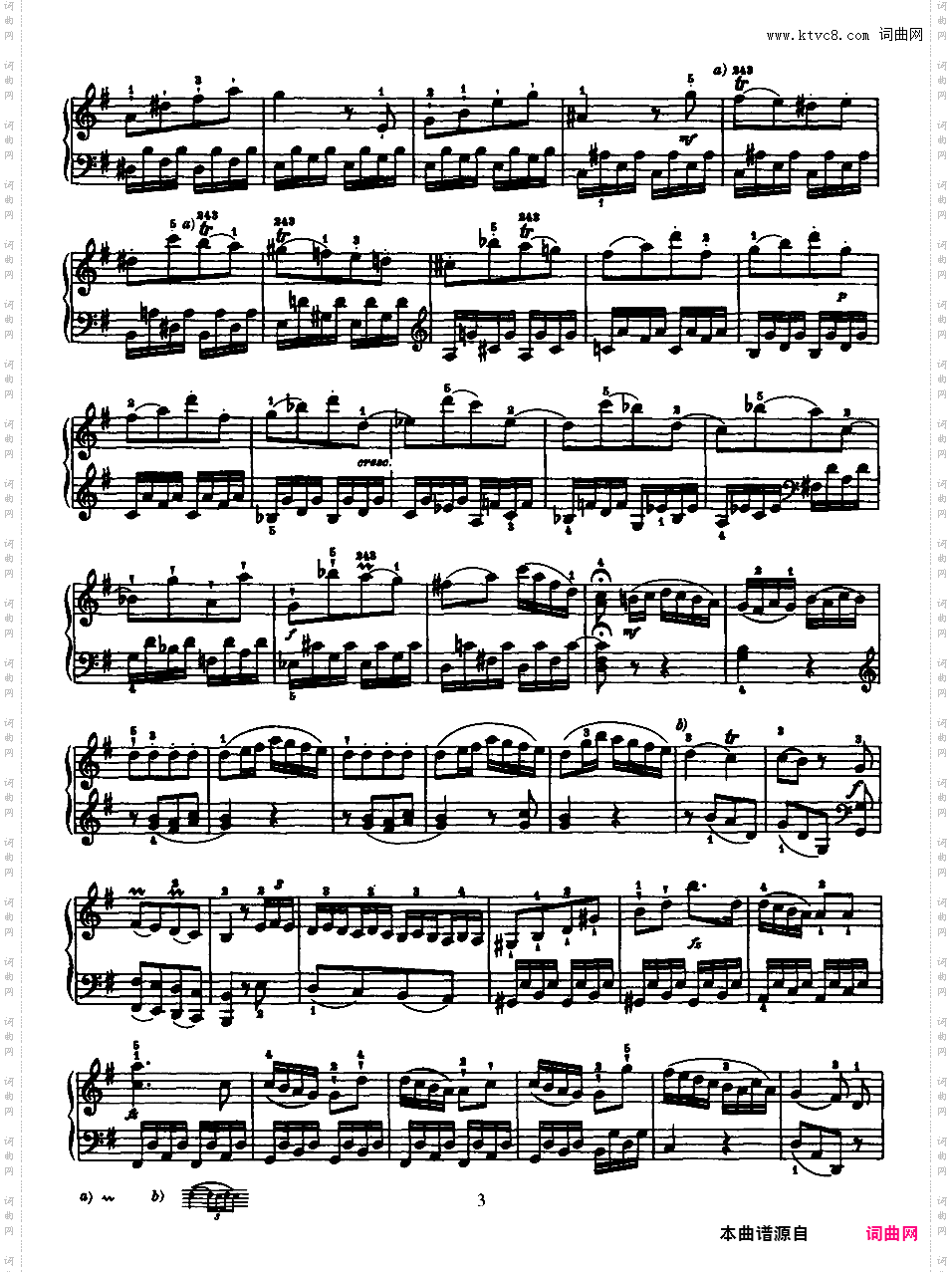 52首钢琴奏鸣曲 52 Piano SonatasPiano Sonata No 27 in G_NoRestriction