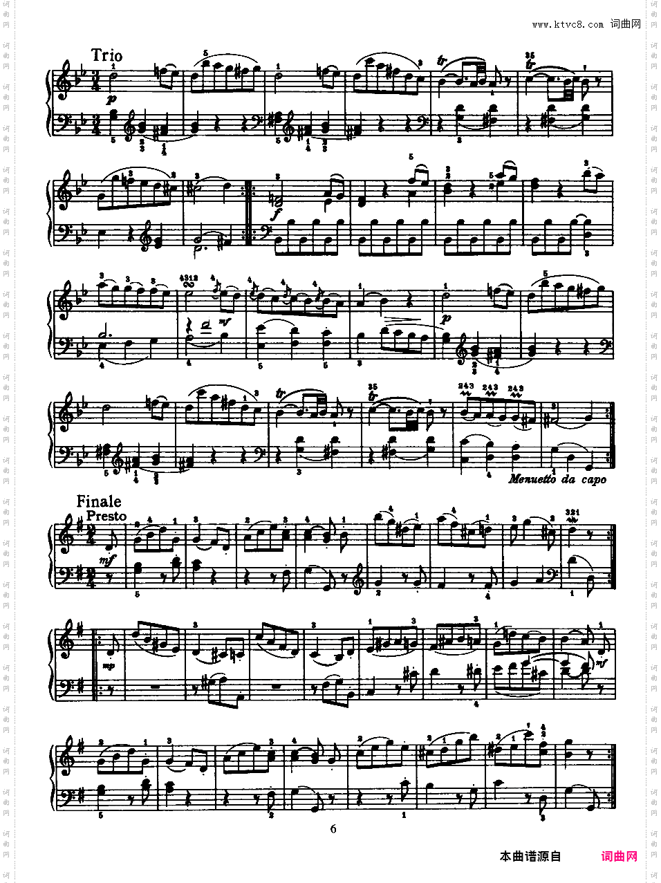52首钢琴奏鸣曲 52 Piano SonatasPiano Sonata No 27 in G_NoRestriction