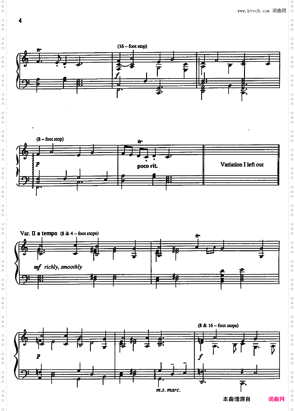 改编拜尔德作品Byrd-Grainger