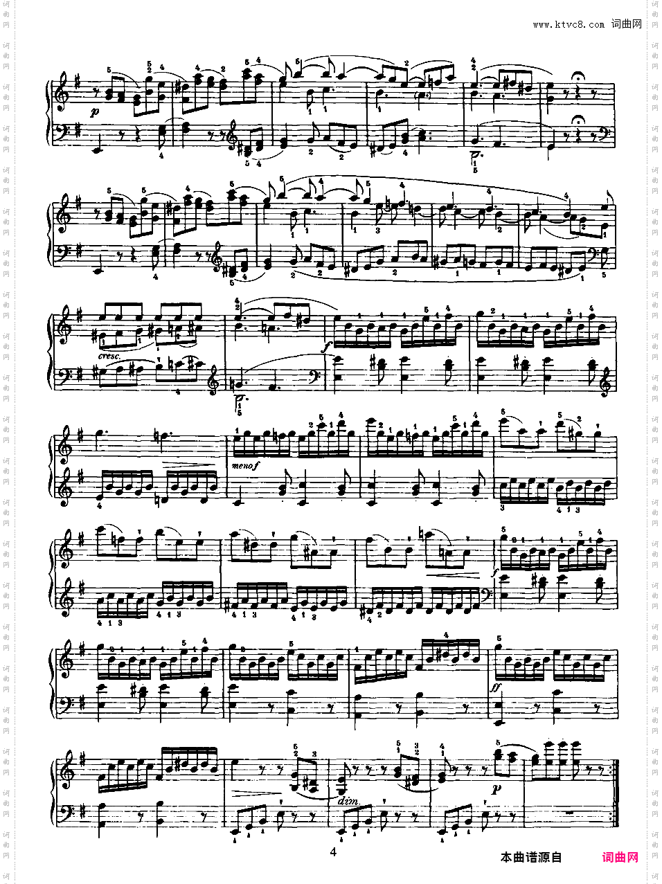 52首钢琴奏鸣曲 52 Piano SonatasPiano Sonata No 34 in e_NoRestriction