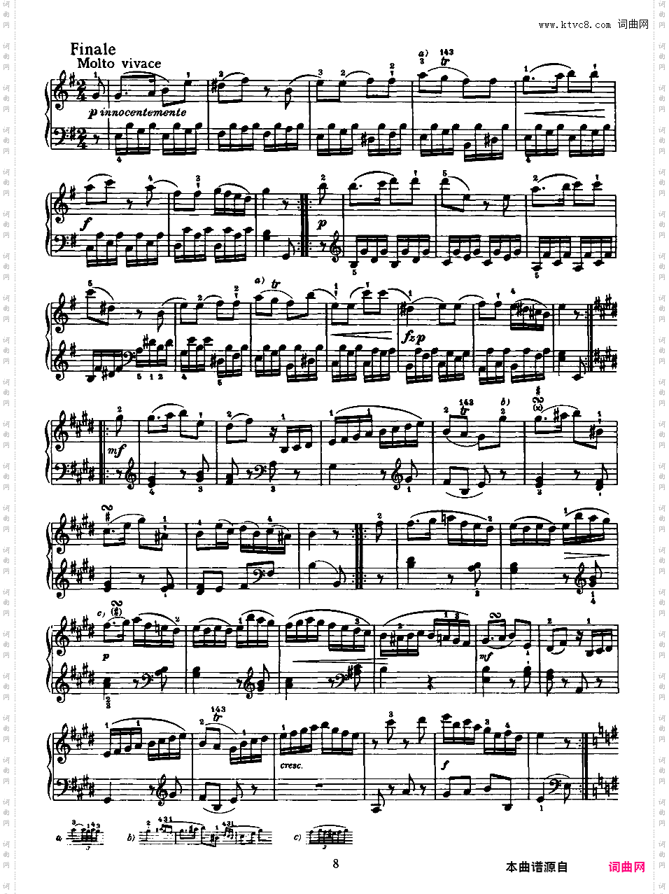 52首钢琴奏鸣曲 52 Piano SonatasPiano Sonata No 34 in e_NoRestriction