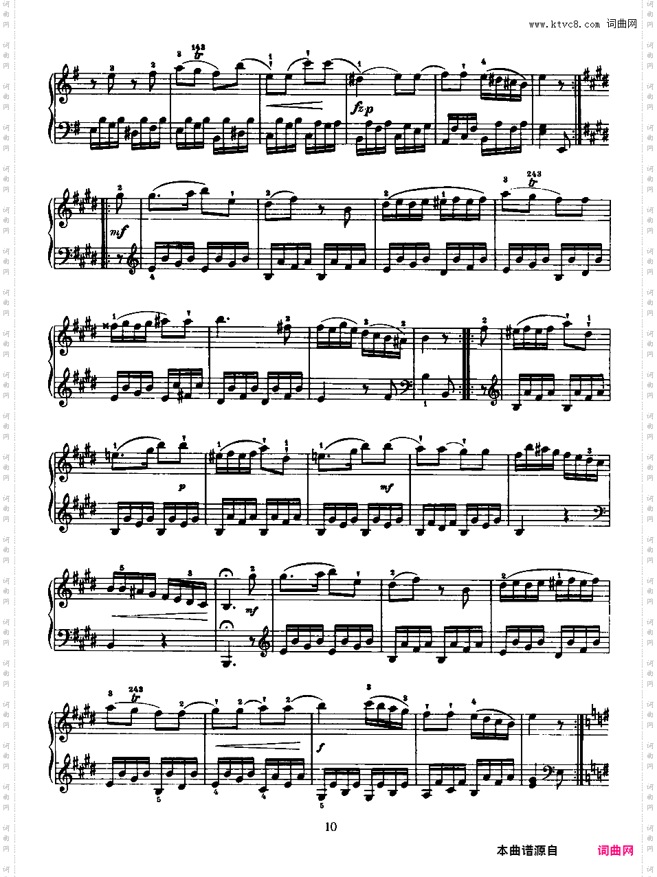 52首钢琴奏鸣曲 52 Piano SonatasPiano Sonata No 34 in e_NoRestriction
