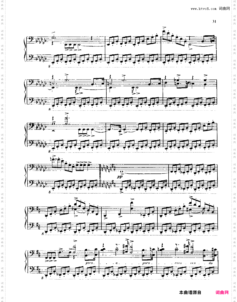降E大调第二钢琴奏鸣曲 Piano Sonata No·2 in E flat Major Op·45