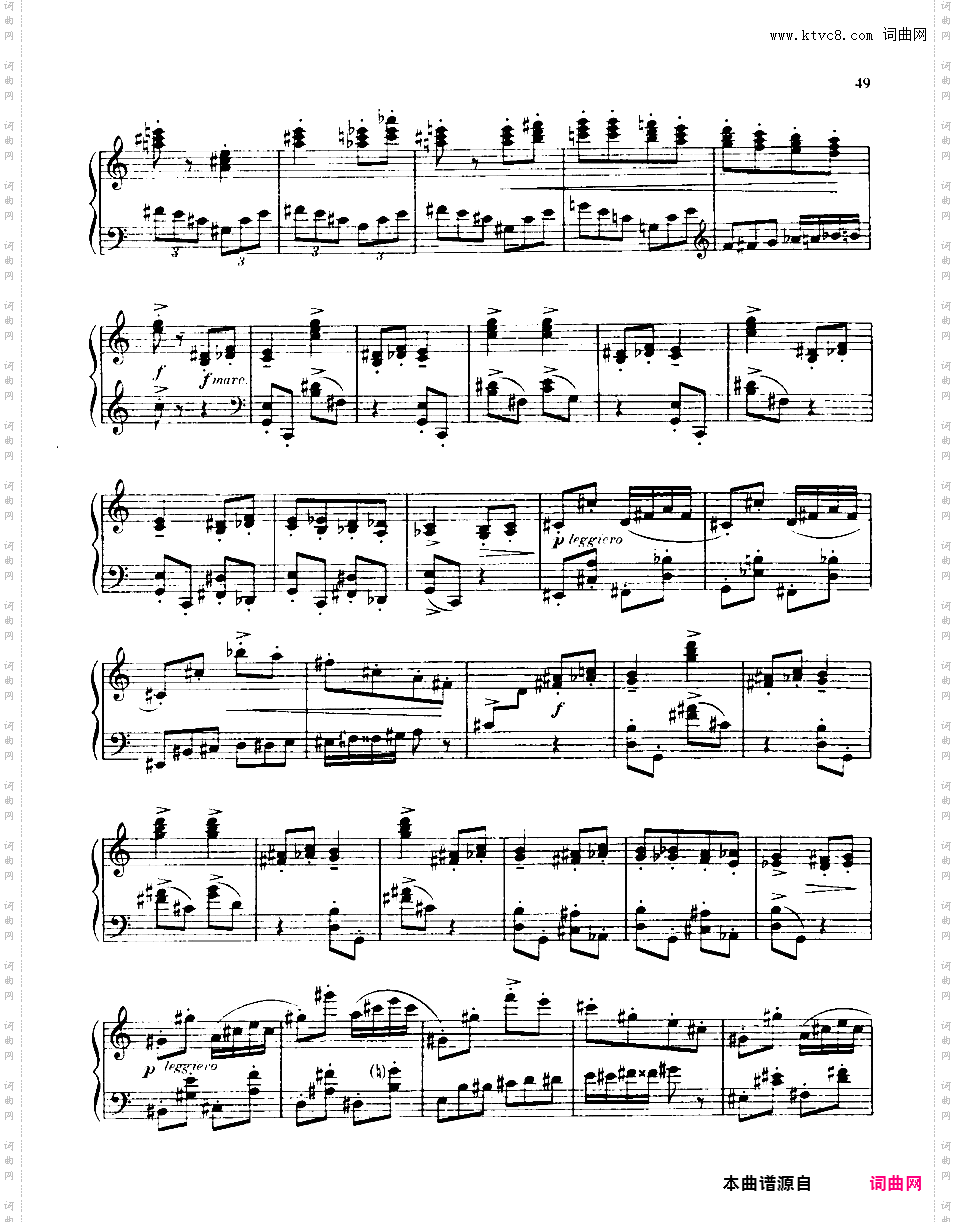 降E大调第二钢琴奏鸣曲 Piano Sonata No·2 in E flat Major Op·45