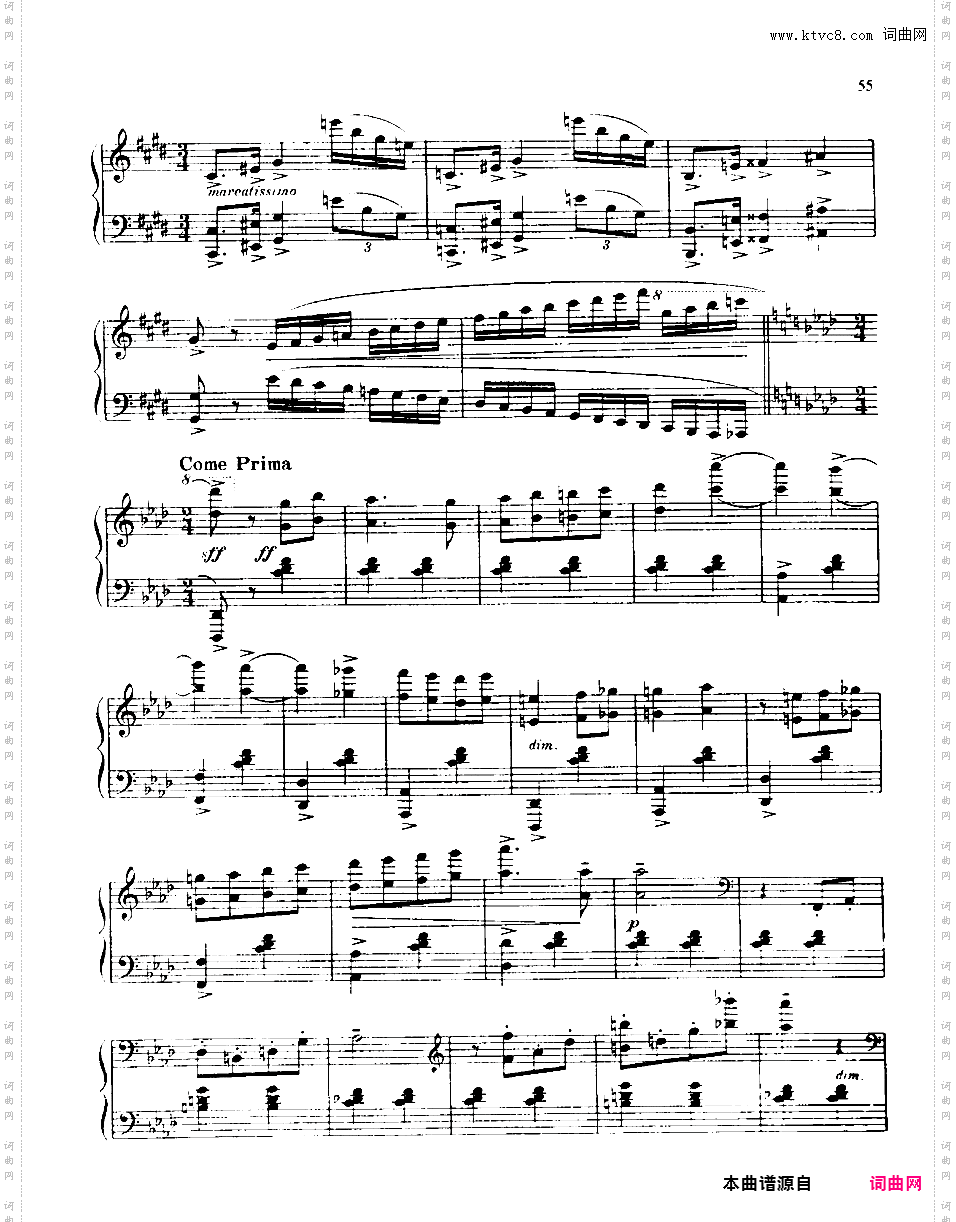 降E大调第二钢琴奏鸣曲 Piano Sonata No·2 in E flat Major Op·45