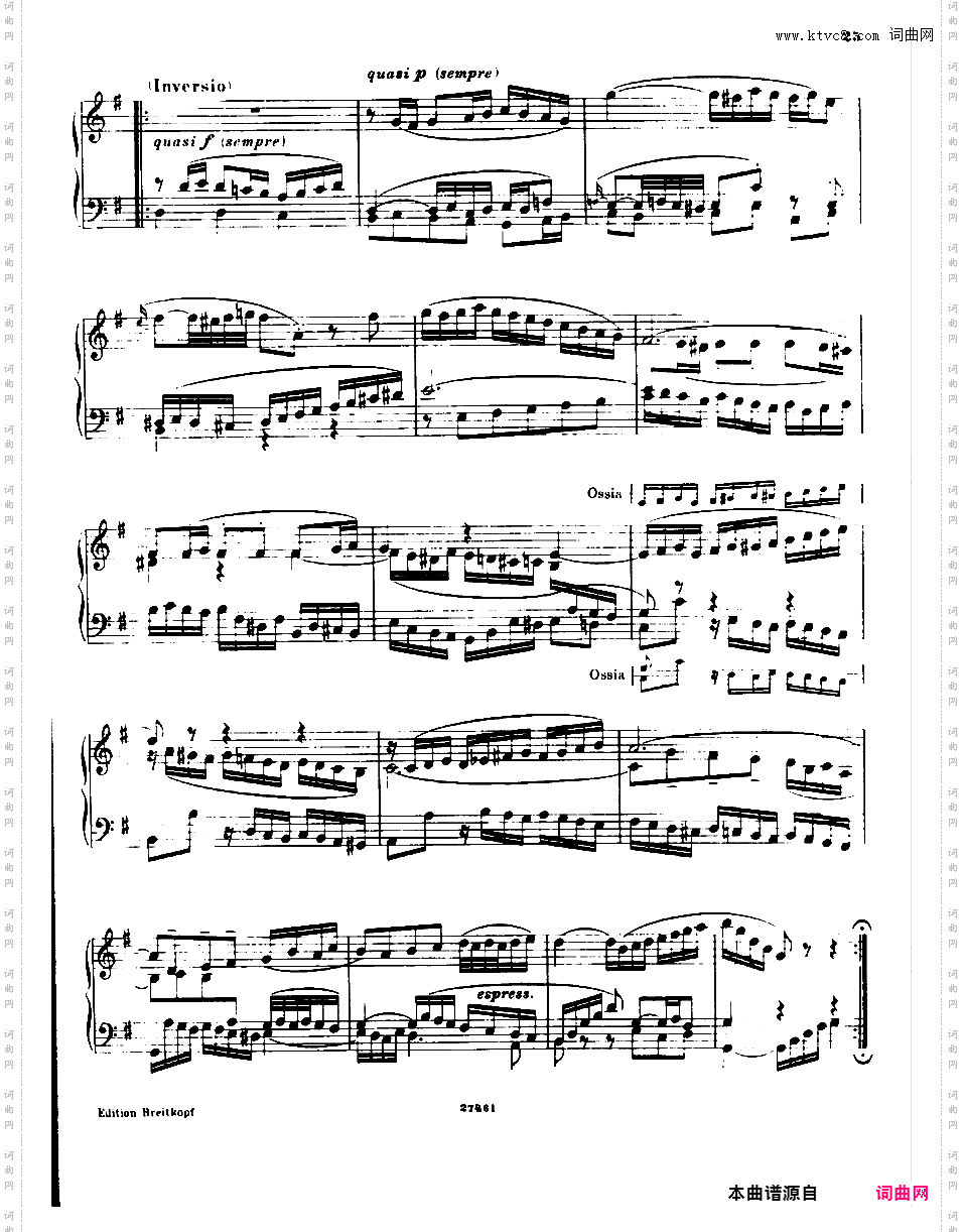 ------改编巴赫作品集------Bach-Busoni Goldberg Variations