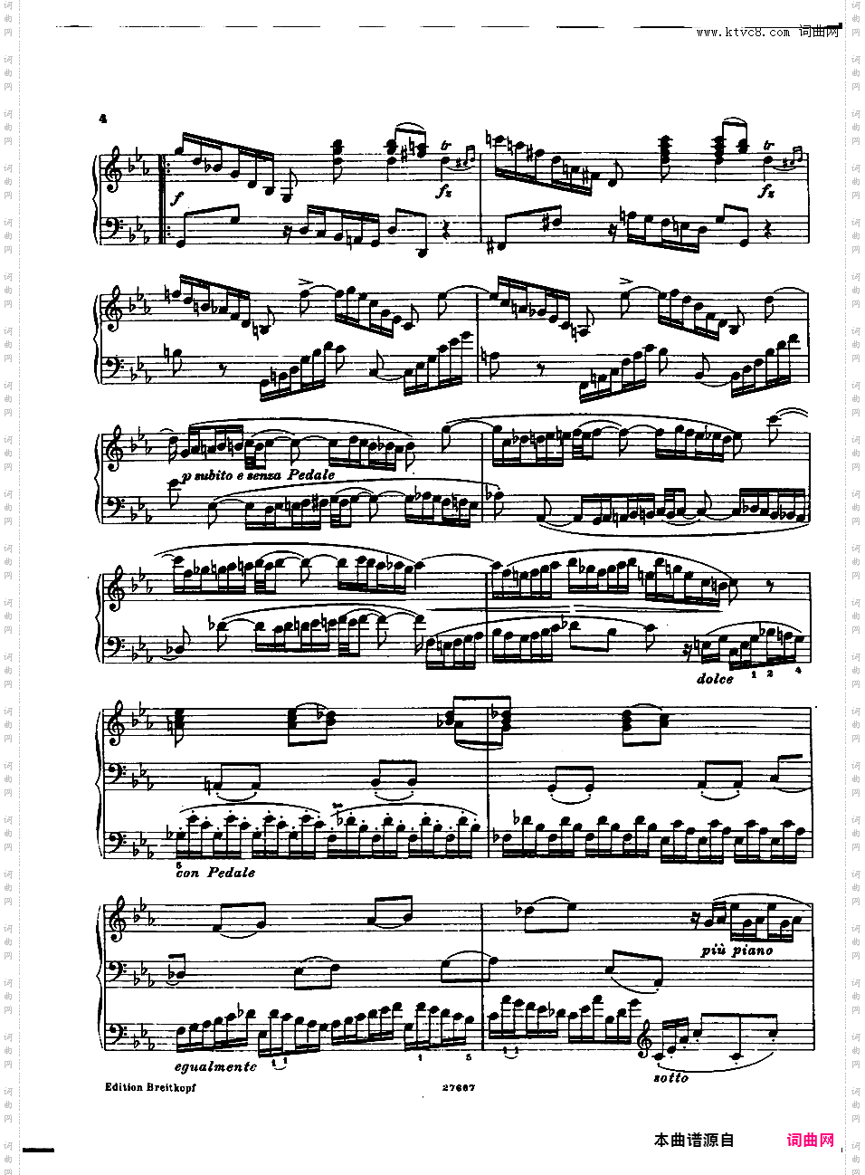 ------改编巴赫作品集------Bach-Busoni Fantasia, Adagio e Fuga