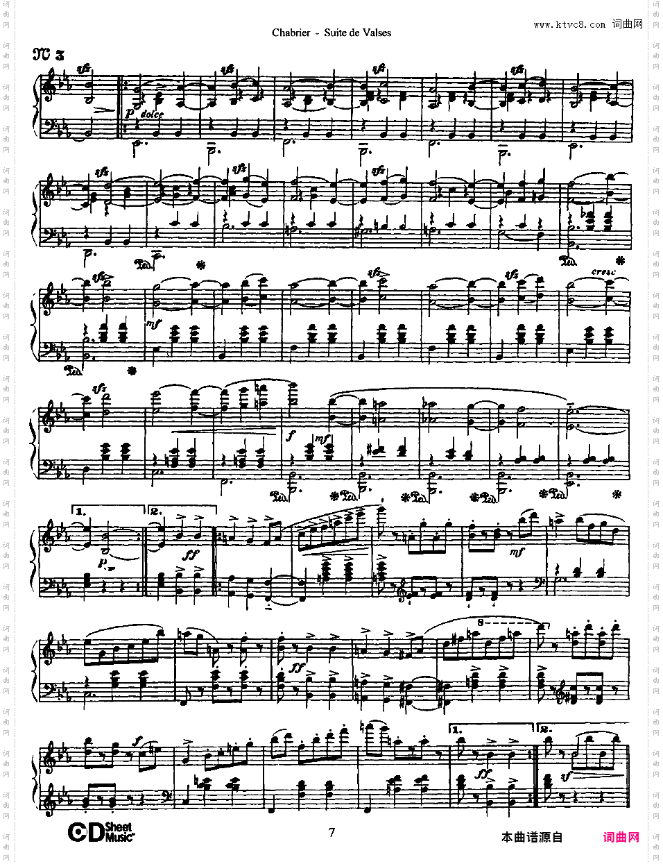 圆舞曲组曲 Suite de Valses