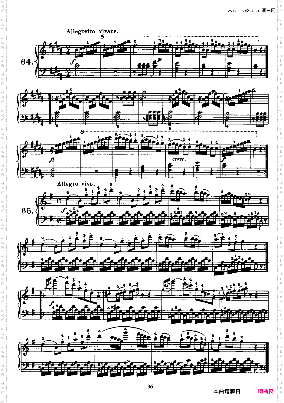 100首进阶练习曲 100 Progressive Studies Op·139Czerny-op139-100_Progressive_Studies_50-100