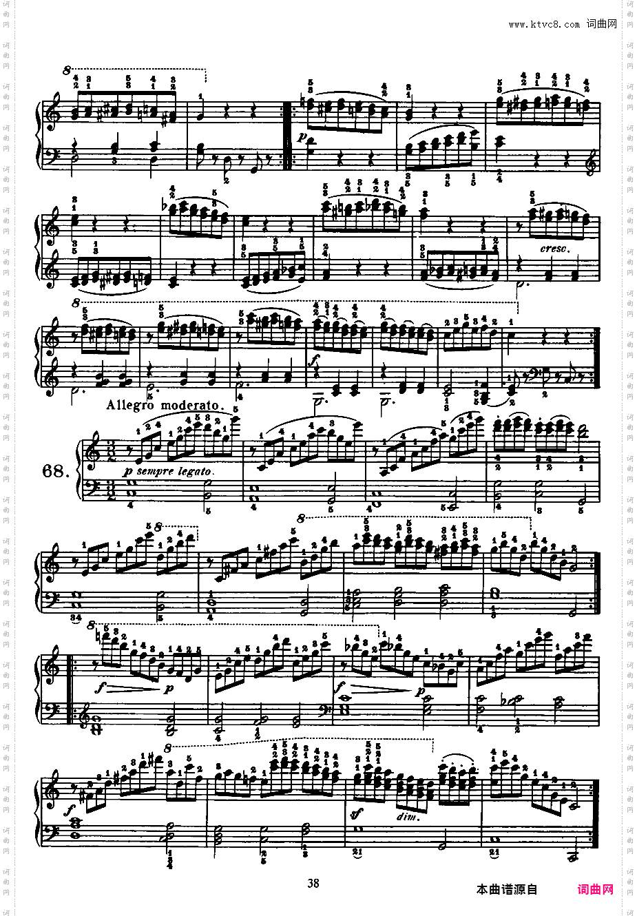 100首进阶练习曲 100 Progressive Studies Op·139Czerny-op139-100_Progressive_Studies_50-100