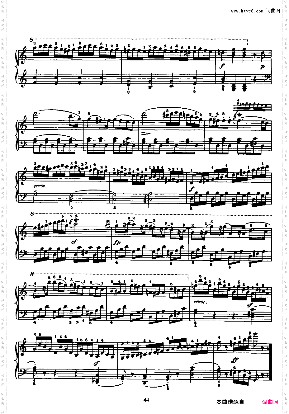 100首进阶练习曲 100 Progressive Studies Op·139Czerny-op139-100_Progressive_Studies_50-100