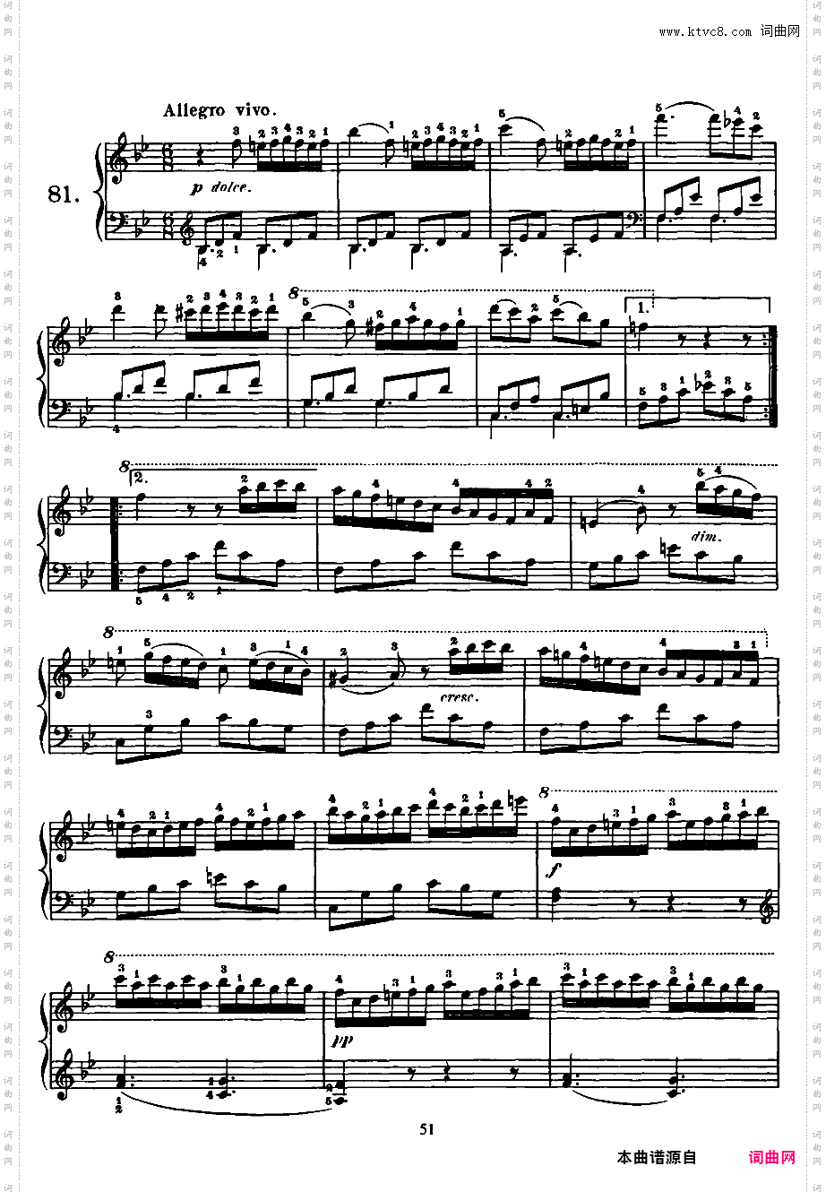 100首进阶练习曲 100 Progressive Studies Op·139Czerny-op139-100_Progressive_Studies_50-100