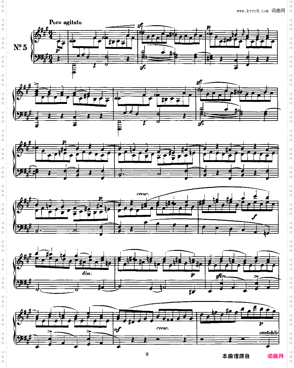 51首无词歌 Songs Without WordsMendelssohn op019 Songs Without Words第一集