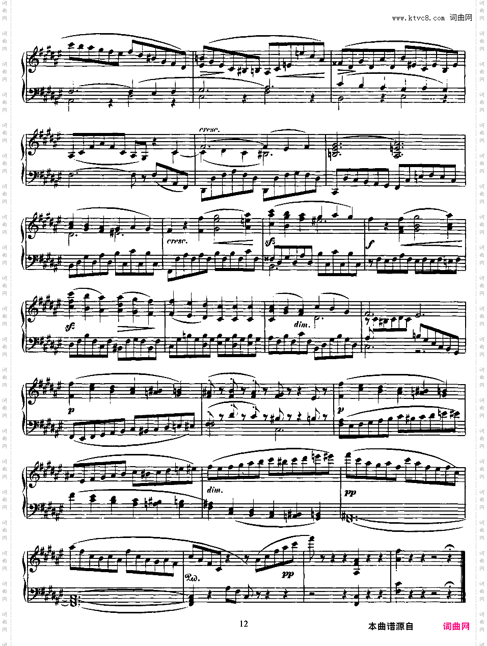 51首无词歌 Songs Without WordsMendelssohn op019 Songs Without Words第一集