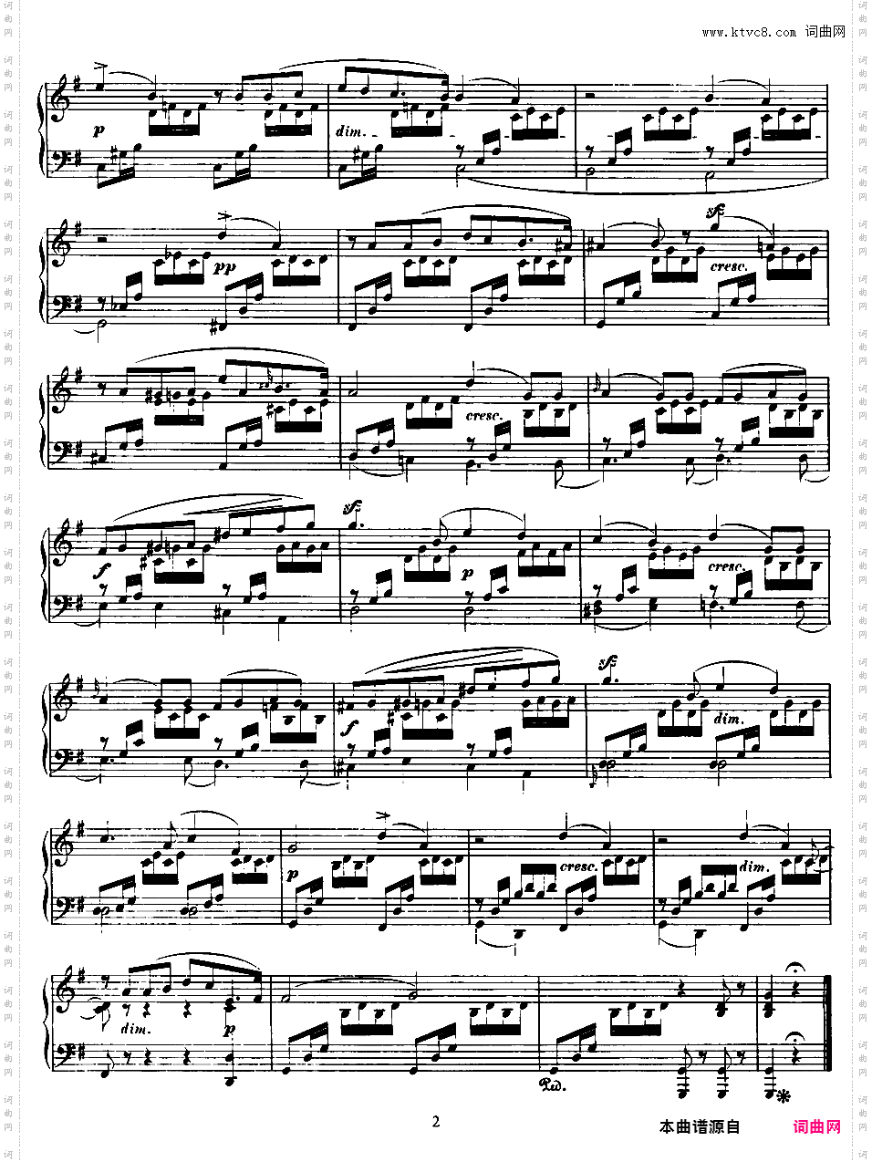 51首无词歌 Songs Without WordsMendelssohn op062 Songs Without Words第五集