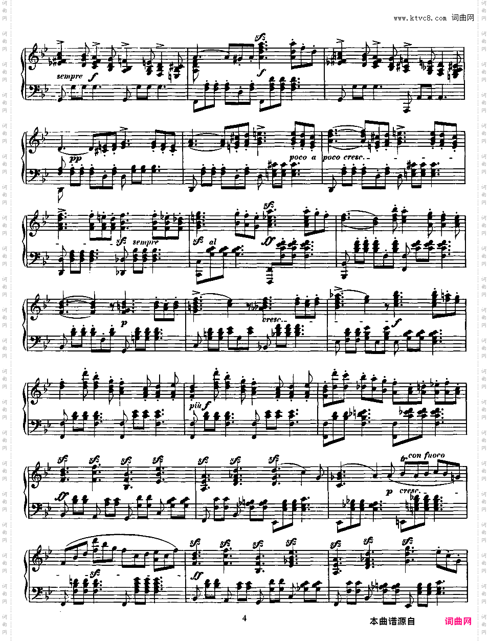 51首无词歌 Songs Without WordsMendelssohn op062 Songs Without Words第五集