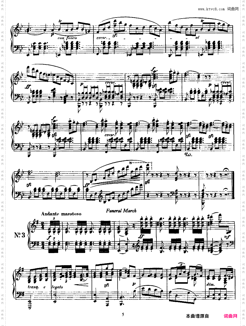 51首无词歌 Songs Without WordsMendelssohn op062 Songs Without Words第五集