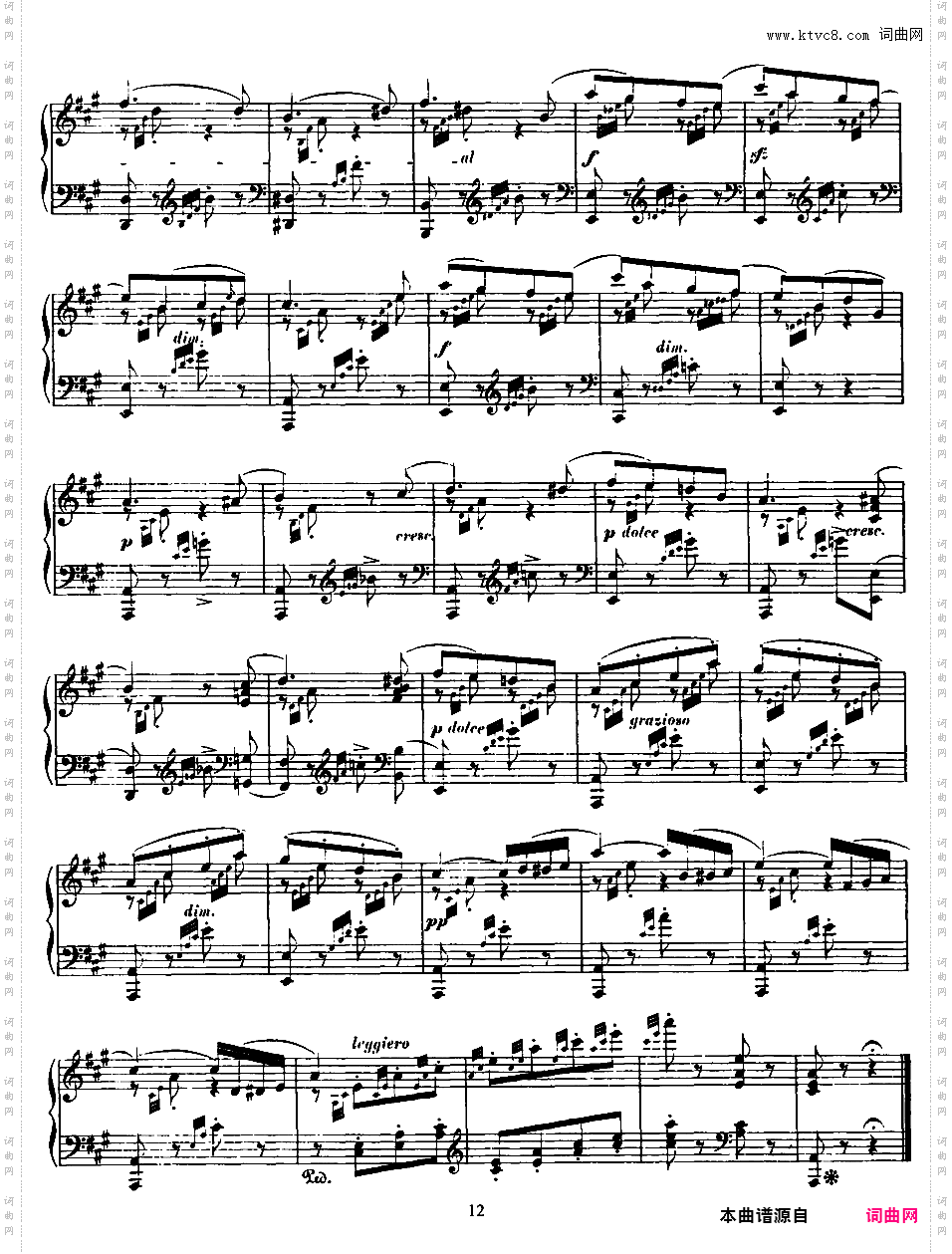 51首无词歌 Songs Without WordsMendelssohn op062 Songs Without Words第五集