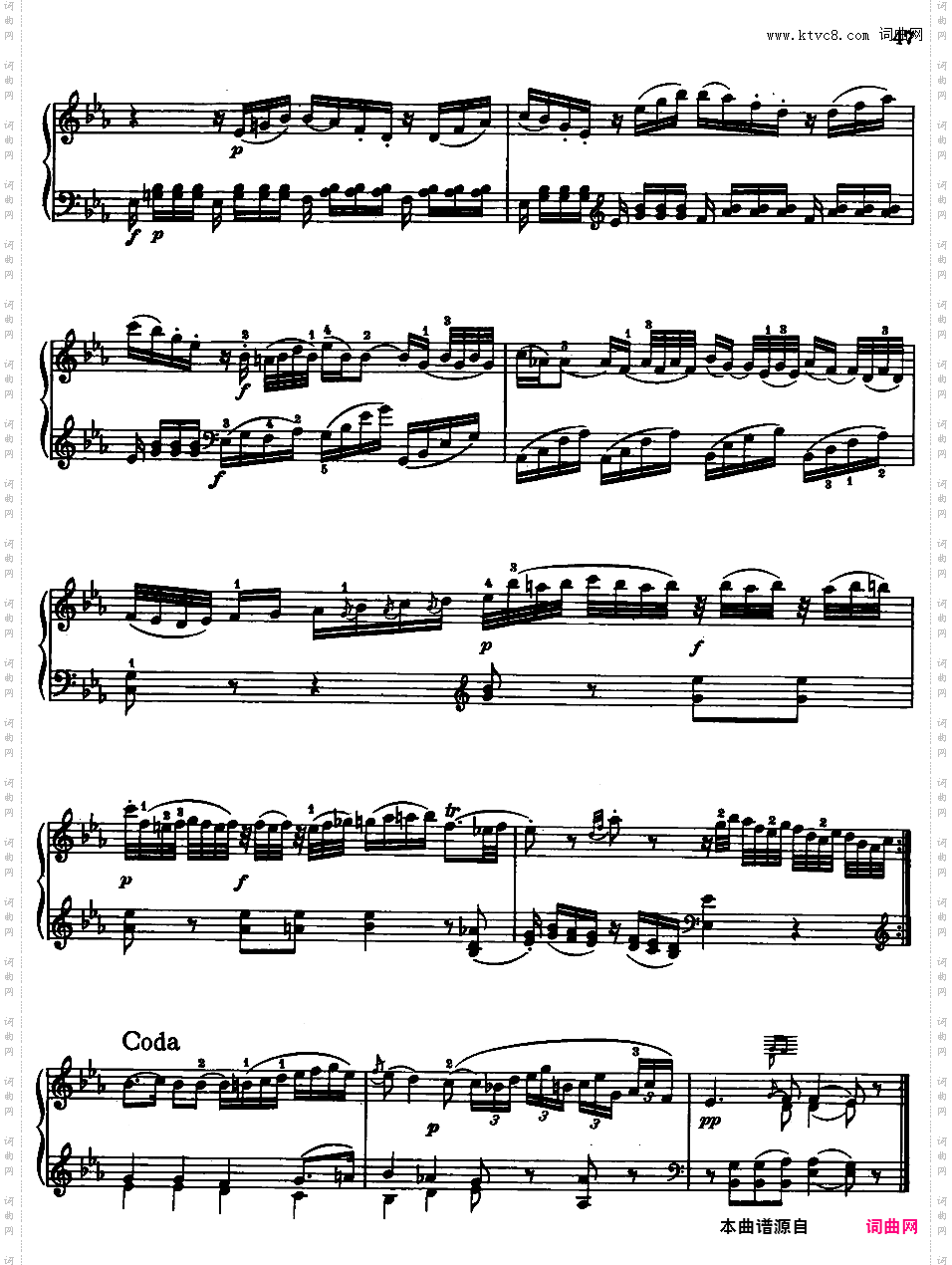 钢琴奏鸣曲全集 Piano Sonatas莫扎特奏鸣曲 k282