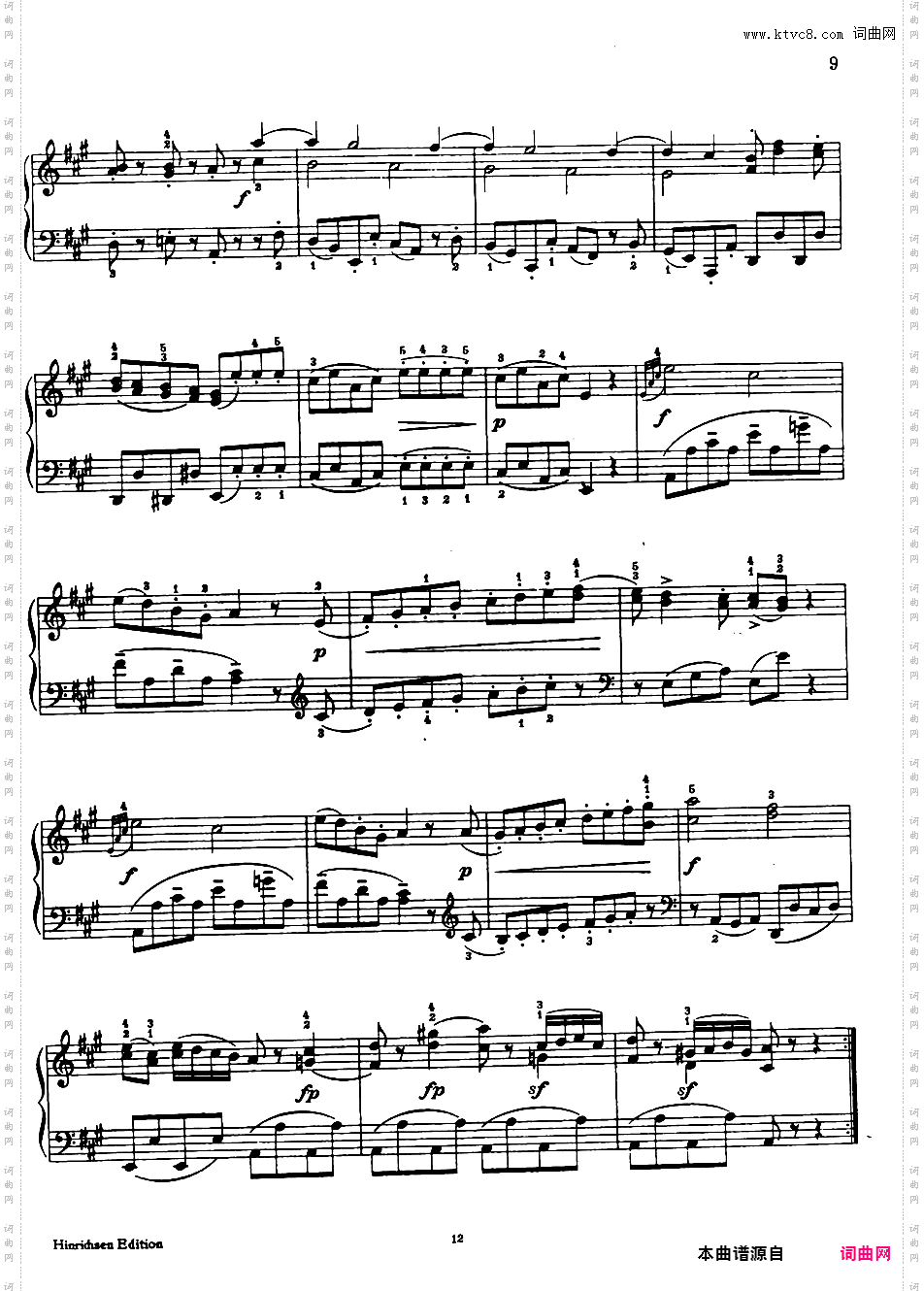 6首维也纳小奏鸣曲 6 Viennese Sonatinas K·439b