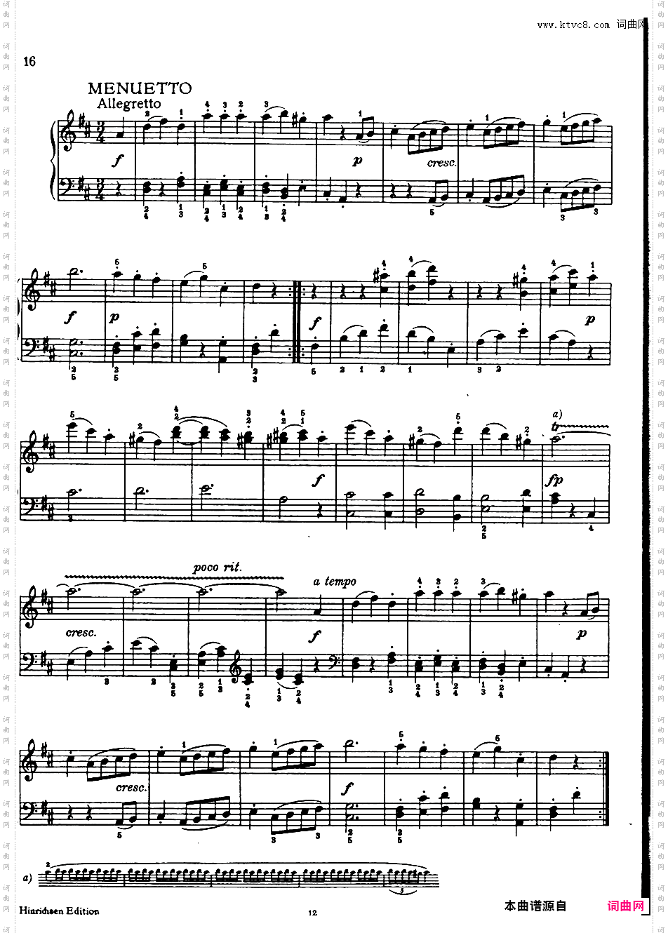 6首维也纳小奏鸣曲 6 Viennese Sonatinas K·439b